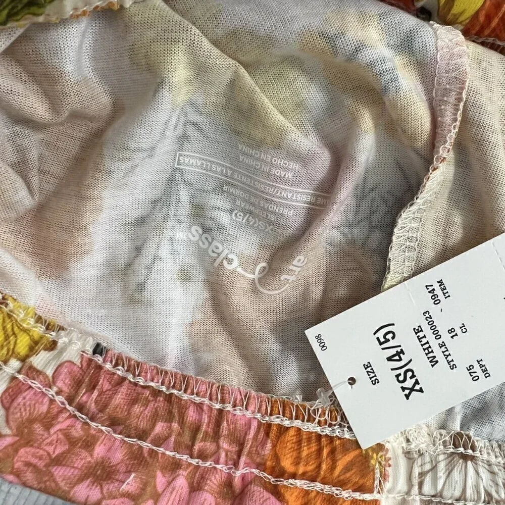 Art Class Floral Pajama Set